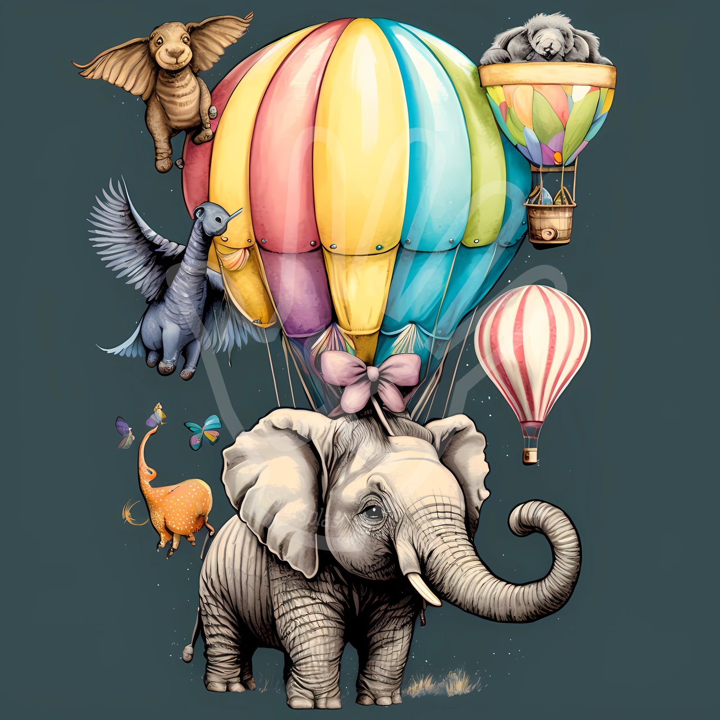 Luftballon og sjove dyr 01/04