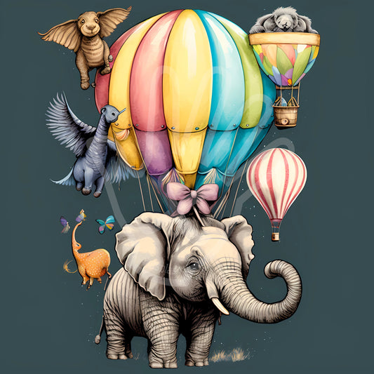 Luftballon og sjove dyr 01/04