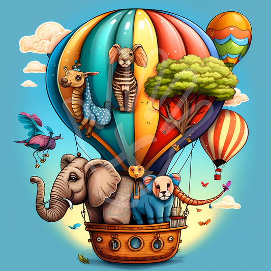 Luftballon og sjove dyr 02/04